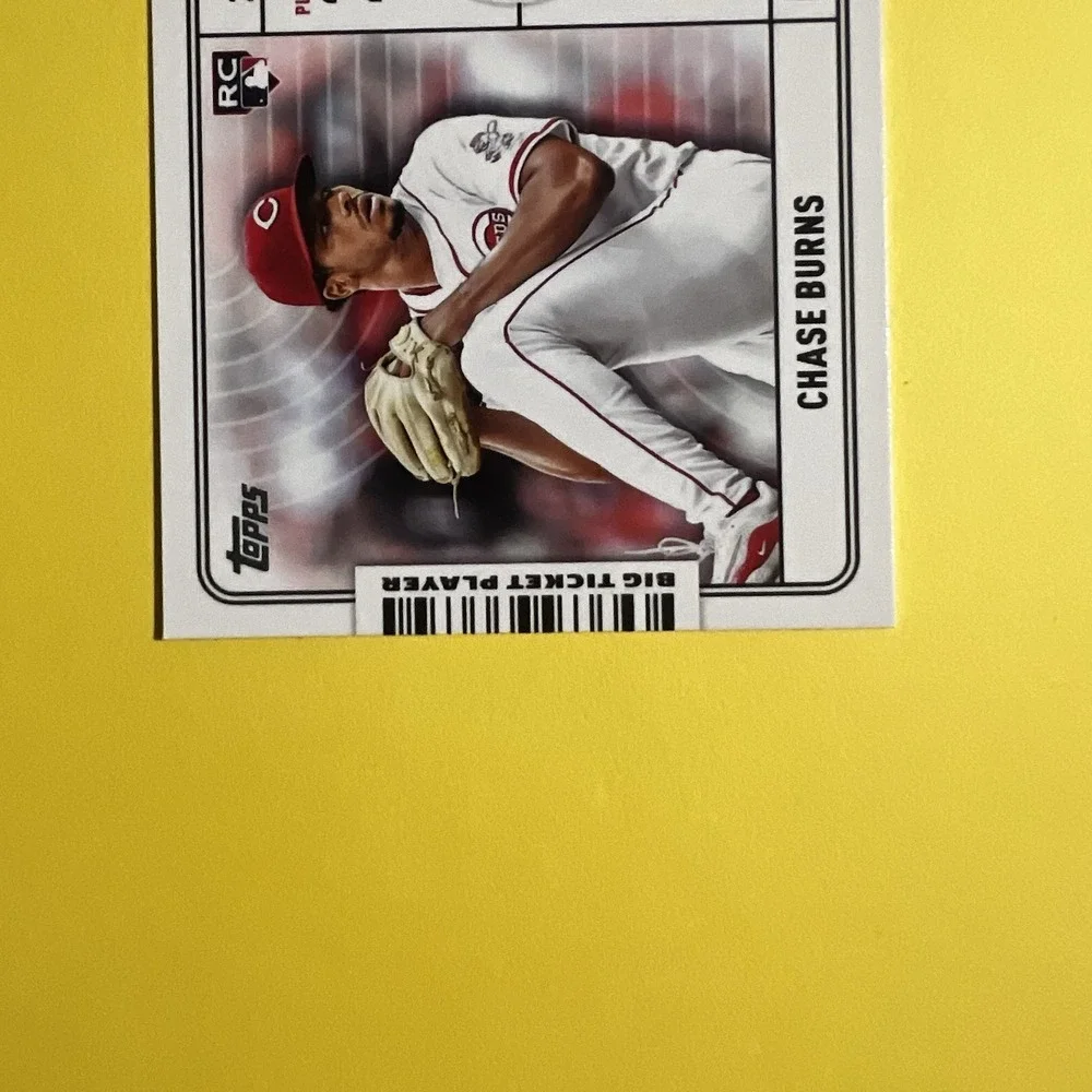 2026 Topps Series 1 - Big Ticket Player‎ - #BTP-24 Chase Burns (RC) Reds